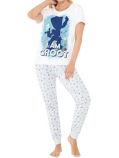 Womens Pyjamas Groot White X-LARGE
