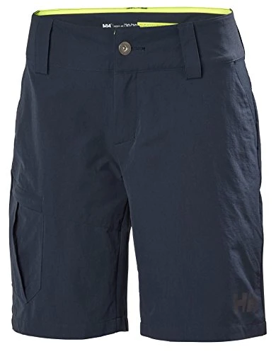 Womens Quick-Dry Cargo Shorts, 32, Navy