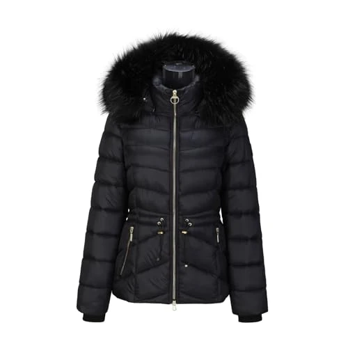 Womens Quilted Jacket Black L