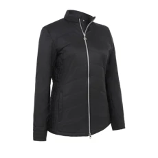 Womens Quilted Jacket Caviar XL Womens Quilted Jacket Caviar XL