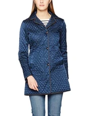 Women's Quilted Jacket WOMAN JACKET W7220UT2161, Solid Color, Gr. 40 (manufacturer size: 46), blue (DARK NAVY F4300) Women's Quilted Jacket WOMAN JACKET W7220UT2161, Solid Color, Gr. 40 (manufacturer size: 46), blue (DARK NAVY F4300)