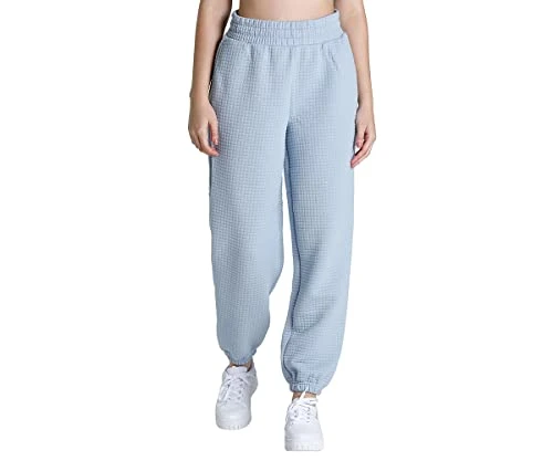 Womens Quilted Pants Blue XS