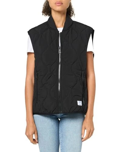 Women's Quilted Zip Up Bomber Jacket, Cucumber Green, L