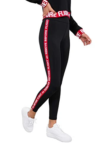 Women's RBF Tape Leggings, Black, XS