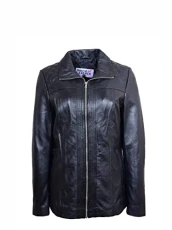 Womens Real Leather Jacket Zip Box Quilted ECHO Black Sizes 10 12 14 16 18 20 (as8, numeric, numeric_14, regular, regular) Womens Real Leather Jacket Zip Box Quilted ECHO Black Sizes 10 12 14 16 18 20 (as8, numeric, numeric_14, regular, regular)