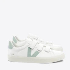 Women’ Recife Leather and Suede Trainers - UK - White