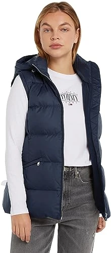 Women's Recycled Down Vest Padded, Blue (Desert Sky), L