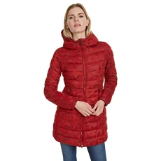 Women's Red Padded Letras Logo Print Coat 38 Women's Red Padded Letras Logo Print Coat 38