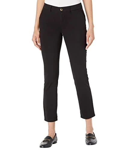 Women's Relaxed Fit Hampton Chino Pant (Standard and Plus Size), Black, 12