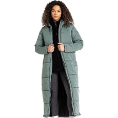 Womens Rept Long Quilted Jacket Duck Green XXL Womens Rept Long Quilted Jacket Duck Green XXL