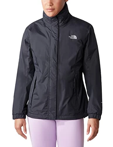 Women's Resolve Jacket - Waterproof and Breathable Hiking Jacket - TNF Black, L