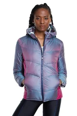 Women's Reversible Padded Studio Lightweight Jacket Silver Pastels Irredescent Women's Reversible Padded Studio Lightweight Jacket Silver Pastels Irredescent