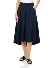 Women's Ripstop Midi Solid Skirt, Night Sky, L Women's Ripstop Midi Solid Skirt, Night Sky, L