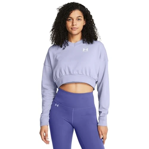 Women's Rival Terry Oversized Cropped Crew Neck Sweatshirt