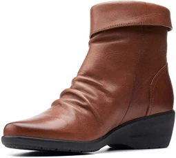Womens Rosely Zip Boots, 4.5 UK, Dark Tan Leather Womens Rosely Zip Boots, 4.5 UK, Dark Tan Leather