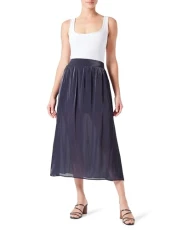 Women's Route 66, Shiny Texture Skirt, Blueberry, S Women's Route 66, Shiny Texture Skirt, Blueberry, S