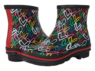 Women's rubber boots, multicolour, 2 UK