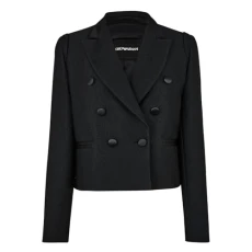 Womens S Double Breasted Jacket Black S Womens S Double Breasted Jacket Black S