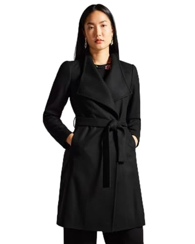 Womens Sandra Coat Black M