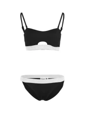 Women's Sanming Bandeau Bikini, Black, L Women's Sanming Bandeau Bikini, Black, L