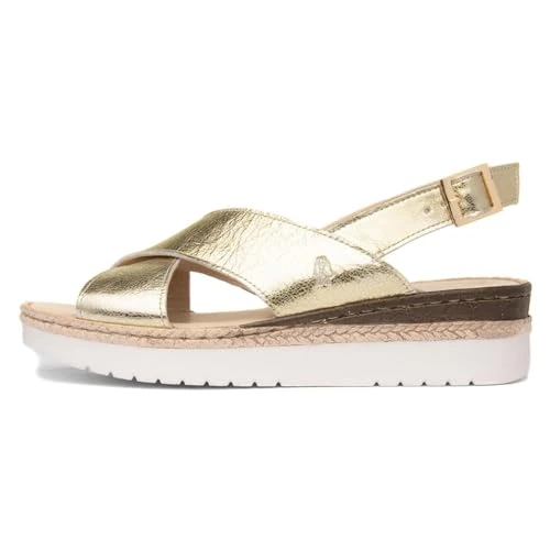 Women's Saphira Sandal, Gold, 5 UK