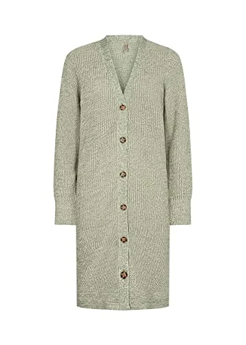 Women's Sc-remone 17 Cardigan Sweater, Moss Green melan, XL