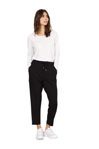 Women's SC-Siham 2 7/8 Comfortable Pants Casual, Black, Small