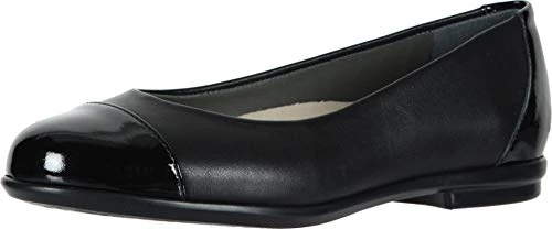 Women's, Scenic Ballet Flat, Black/Black Patent, 9.5 Narrow