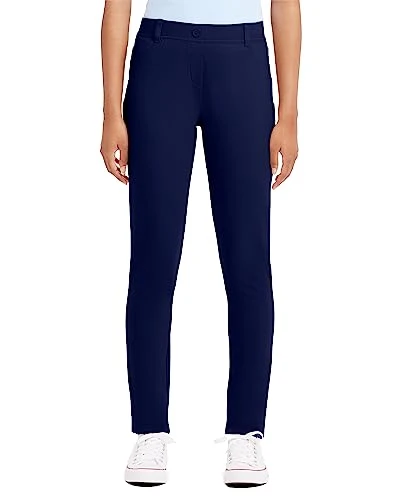 Women's School Uniform Stretch Jegging Pant Casual, Su Navy, X-Small