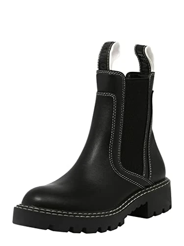 Women's Seven Fashion Boot, Black, 3 UK