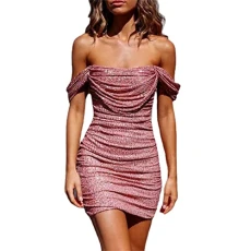 Women's Sexy One Neck Pencil Dress Dress Midi Club Night Dress Casual Evening Party Dress Slim Package Hip Dress Women's Sexy One Neck Pencil Dress Dress Midi Club Night Dress Casual Evening Party Dress Slim Package Hip Dress