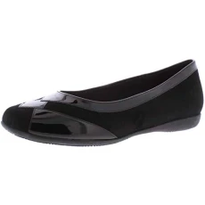 Women's Sharp Ballet Flat, Black, 3 UK