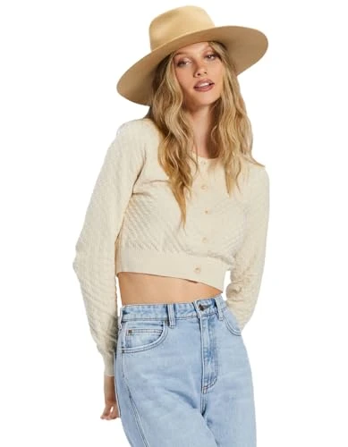 Women's She Dances 2 Cardigan, White Cap, Small