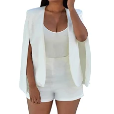 Women's Short Shawl Suit Jacket Business Work Blouses For Women UK Solid Colour Ladies Cardigan Thin Cloak Coat Office Jumper Casual Daily Fashion Ladies Suit Coats Lightweight Overcoats