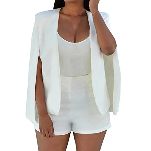Women's Short Shawl Suit Jacket Business Work Blouses For Women UK Solid Colour Ladies Cardigan Thin Cloak Coat Office Jumper Casual Daily Fashion Ladies Suit Coats Lightweight Overcoats