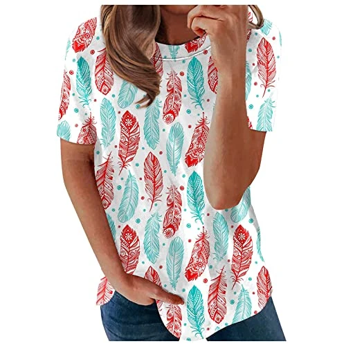 Women's Short Sleeve V Neck Cotton T-Shirt Women's Short Sleeve Sexy Black T Shirt Women's Short Sleeve White T-Shirt Women's Short Sleeve Pack of 3 Women's Short Sleeve Long Shirt, red, Large