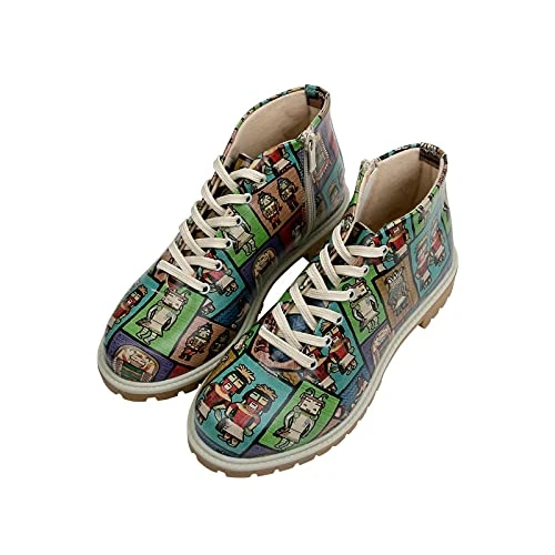 Women's Shortcut Boots Ankle, Multicolore, 3 UK
