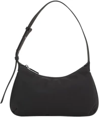 Women's Shoulder Bag with Zip, Black (Ck Black), One Size