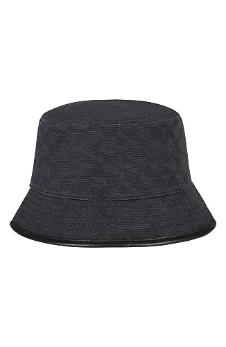 Women's Signature C Jacquard Bucket Hat, Stone 1941 Saddle, One Size
