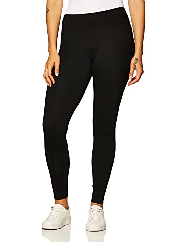 Women's Signature Wide Waist Yoga Ankle Legging, Rich Black, X-Large