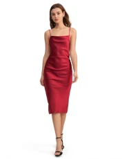 Womens Silk Dress Ladies Elegant Cowl Neck Sleeveless Midi Maxi Evening Gown for Date Party Cocktail Prom(Claret,6) Womens Silk Dress Ladies Elegant Cowl Neck Sleeveless Midi Maxi Evening Gown for Date Party Cocktail Prom(Claret,6)