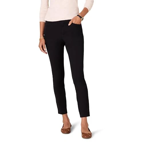 Women's Skinny Ankle Trousers, Black, 14