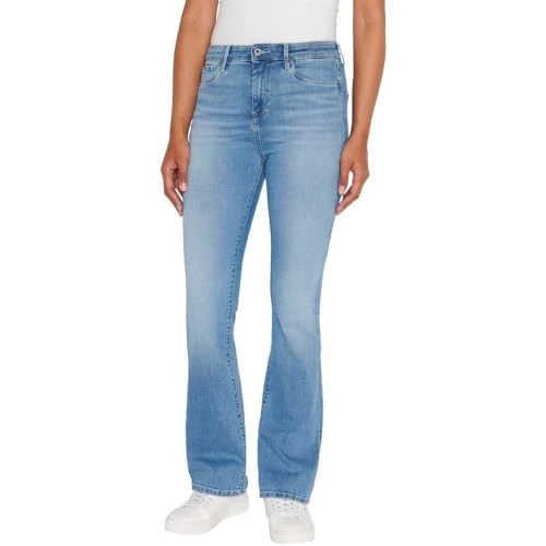 Women's Skinny Fit Flare Uhw Jeans, Blue (Denim-MI6), 27W / 32L