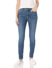 Women's Skinny Jean, Medium Wash, 14 Short