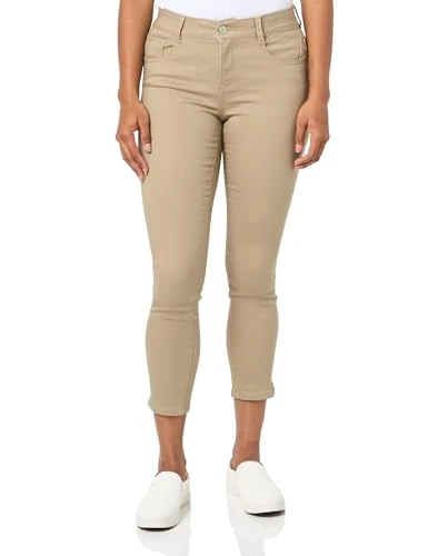 Women's Skinny Sateen Pants, Cobblestone, 14