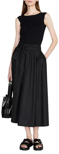 Women's Skirt 41m6l001d, Black 100, 8