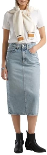 Women's Skirt 46jtd0036, Denim 902, 14
