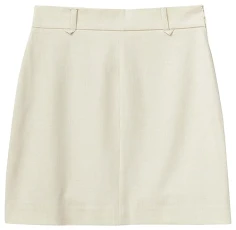 Women's Skirt 4962D001M, Light Beige 7j4, 8