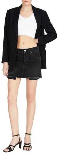 Women's Skirt 4YO7L0018, Black Denim 800, 31