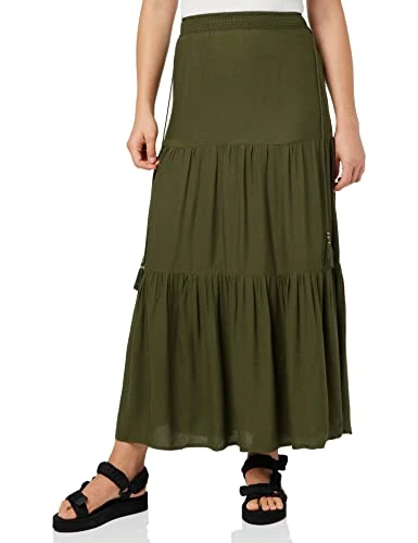 Women's Skirt, Dark Khaki, M